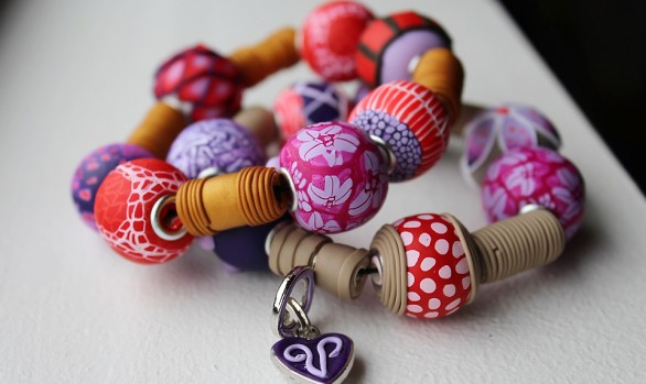 Purple & Red - Bracelets