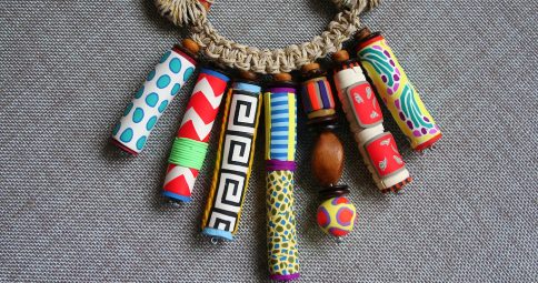 Spread of Color - Necklace
